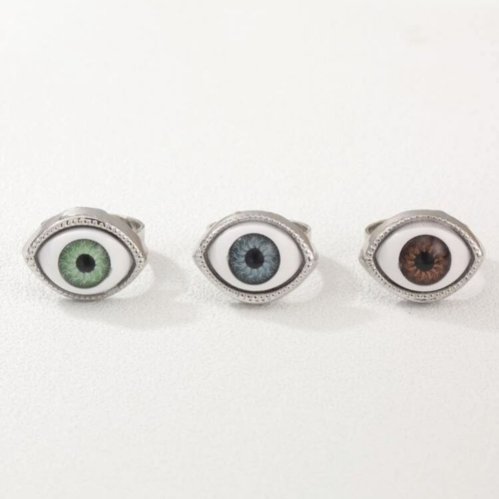 3pc Eye Decor Rings